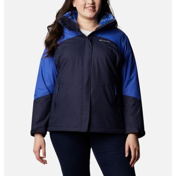 Columbia Ženske Jakne - Bugaboo II Fleece Interchange Plus Size Tamnoplave Plave | IRUW-45987